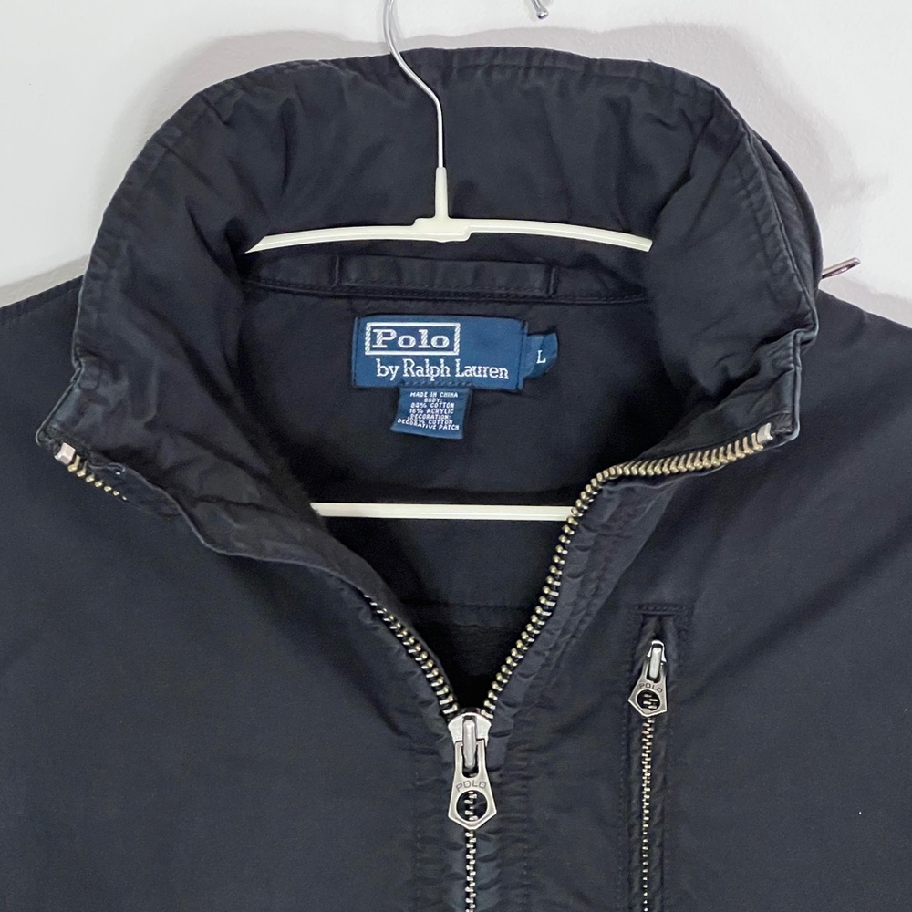 Polo by Ralph Lauren Convertible Hooded Performance Jacket – Black, L - Picture 6 of 7